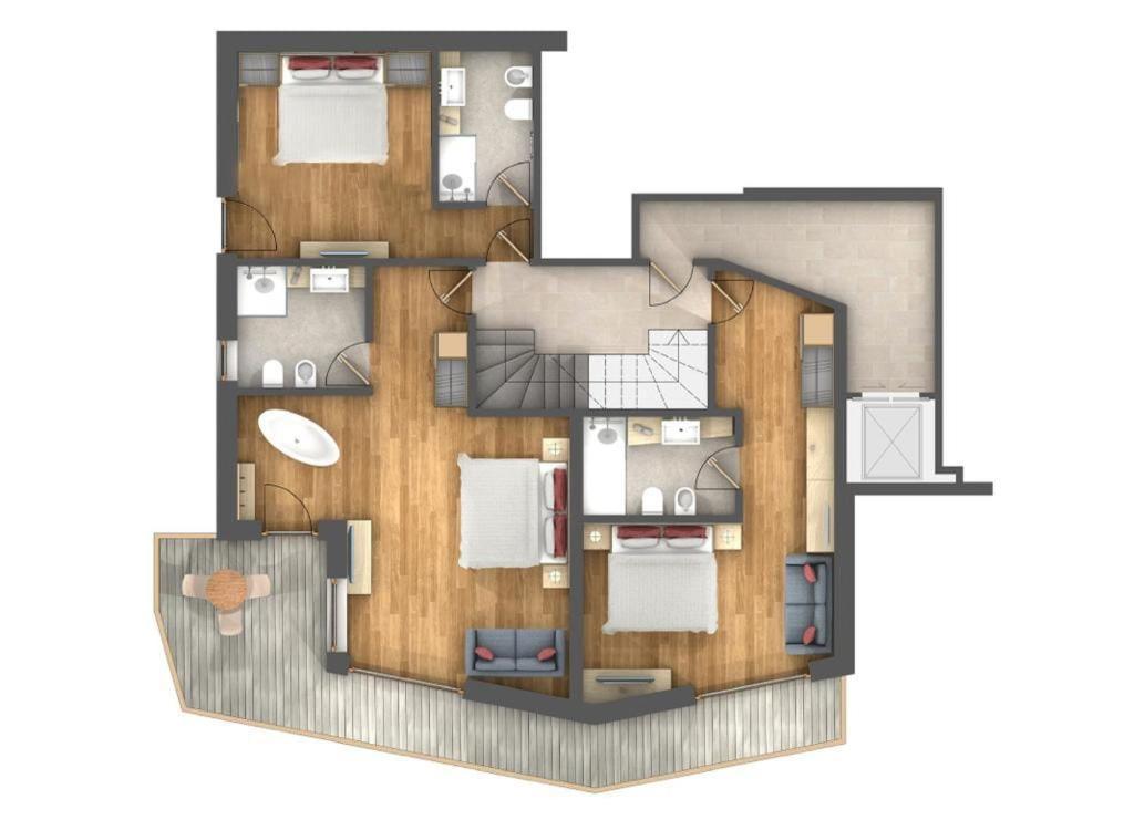 Luxury Chalet Lefiro Santa Cristina Val Gardena Bagian luar foto